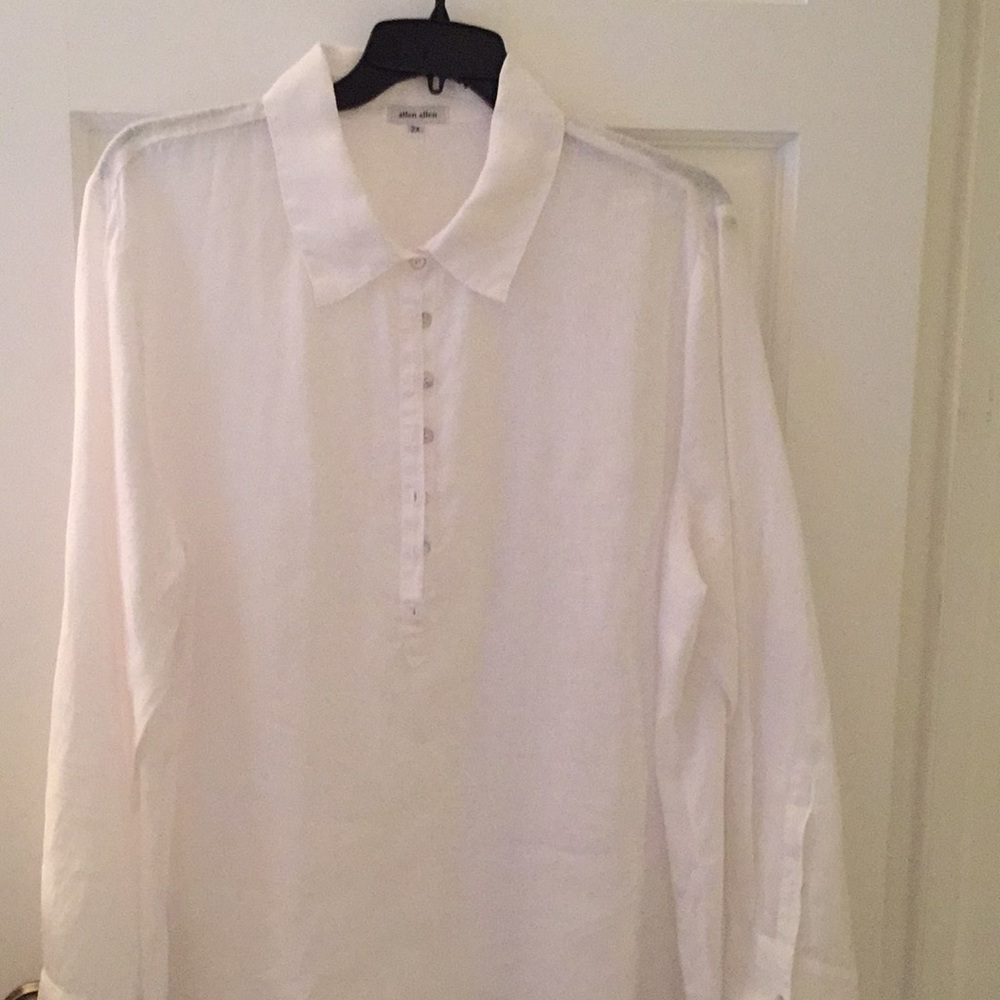 Plus size linen tunic beautiful!
